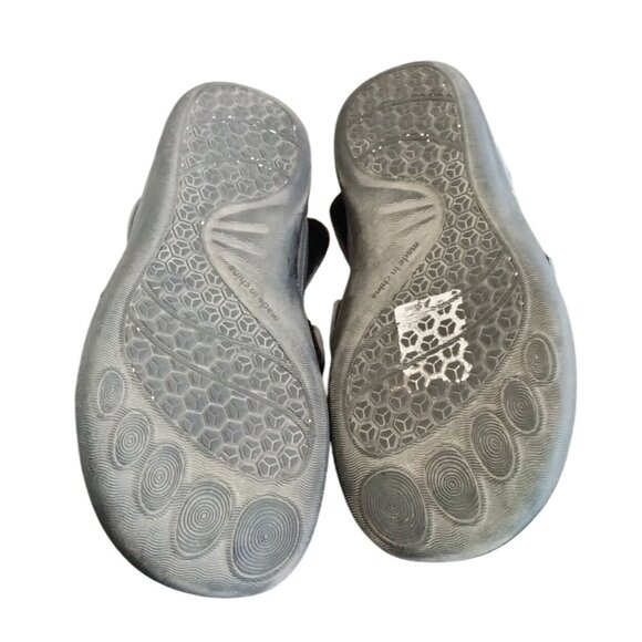 LeIsfIt Size 7.5 Shoes Women’s Adjustable Breathable Comfort Gray Wide Toe Box - Picture 11 of 11